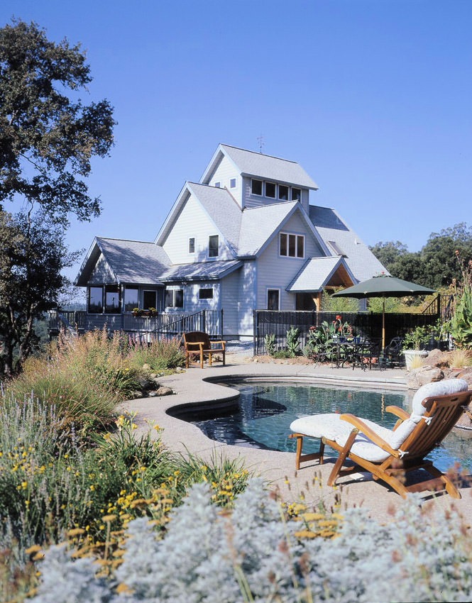 modern california home with cupola lookout