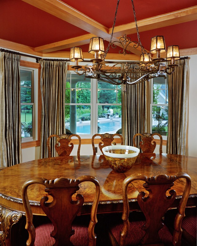 formal farmhouse dining room