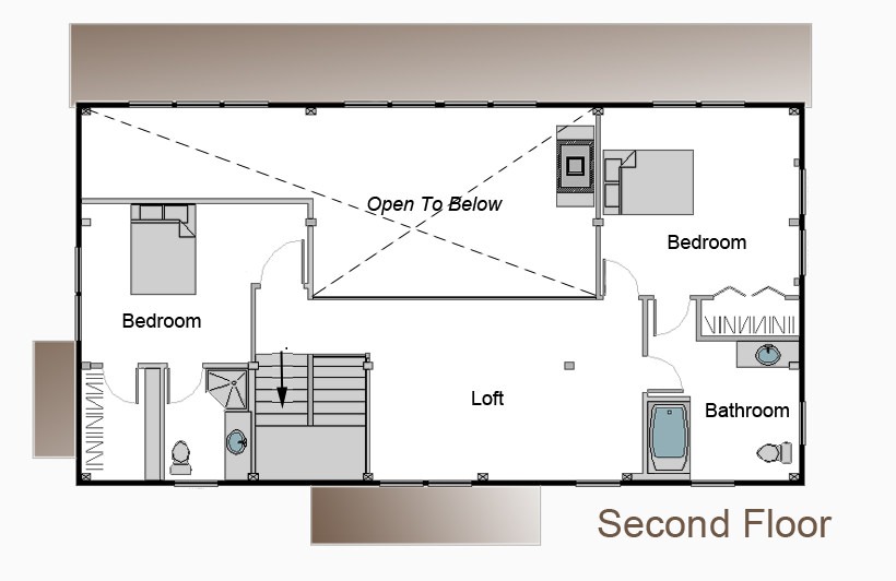 The Chatham Second Floor Plan