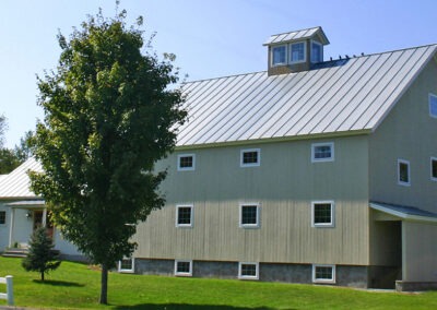 Barn Style Addition With Metal Roof