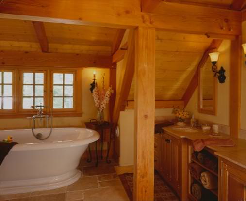 Timber Frame Master Bath