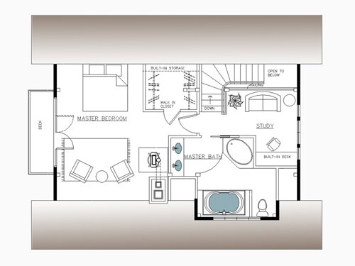 Timber Frame Carriage House - Third Floor | Vermont Carriage House Floor Plan