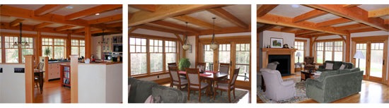 Open Kitchen Dining Living Room