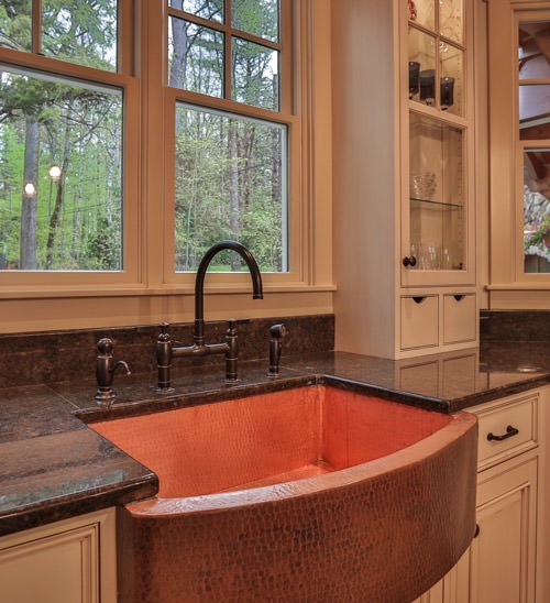 copper farm sink