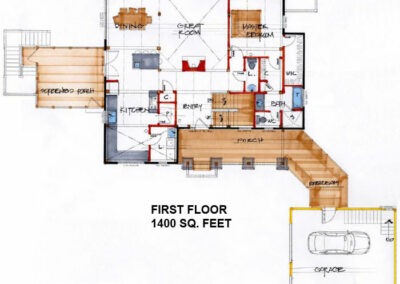 The Dry Creek (T00250) - First Floor Plan