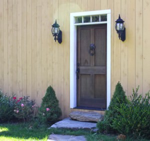 barn home front door