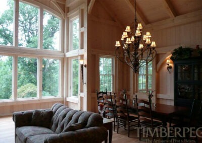 Syria, VA (5841) great room and dining room with large window wall providing lots of natural light