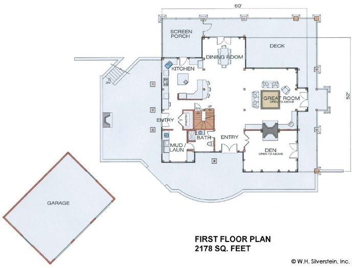Ashton Woods(#5801)-First Floor Plan