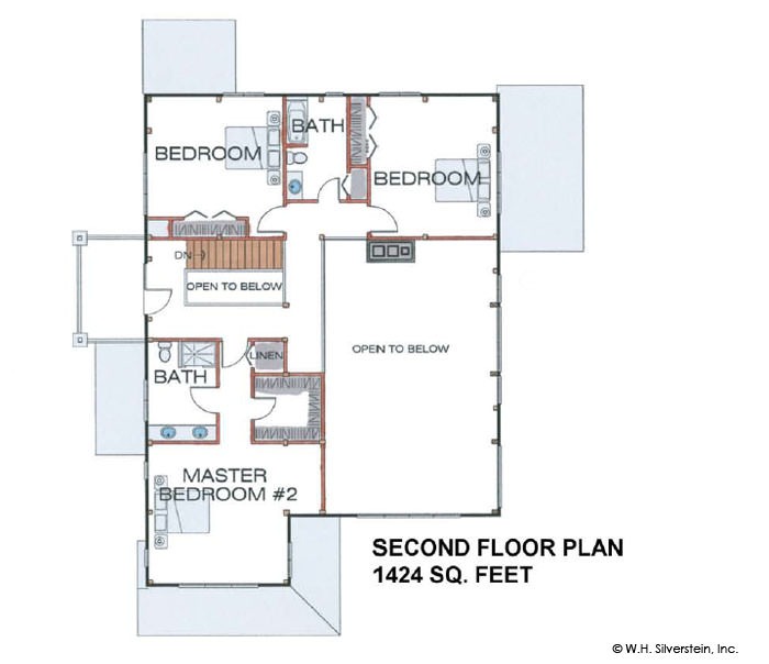 Ashton Woods II (5914)- Second Floor Plan