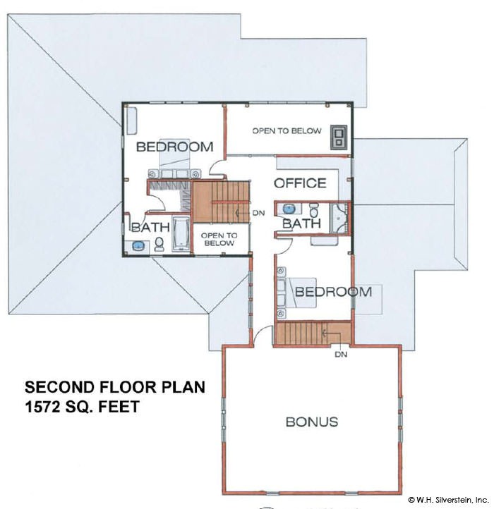 The Cherry Valley (5732)- Second Floor Plan