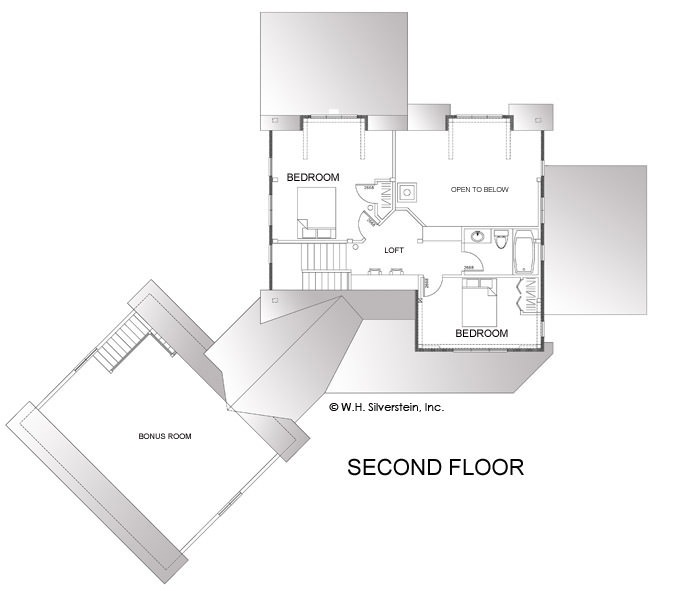 The Donner Lodge-Second Floor Plan