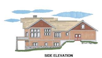 The Grand Lake (5609)- Side Elevation