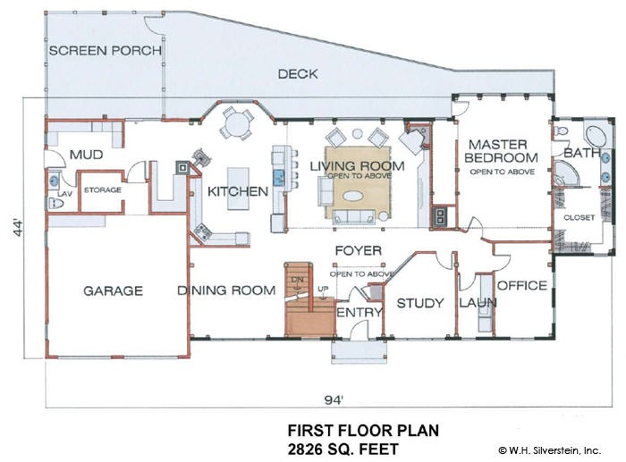 The Laconia (5944)-First Floor Plan