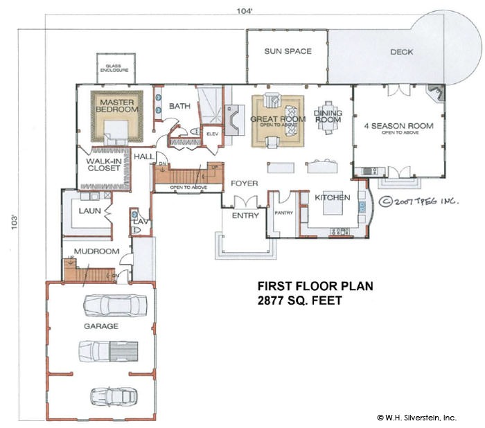 The Londonderry (#5328) - First Floor Plan