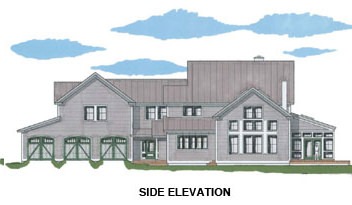 The Londonderry (#5328) - Side Elevation