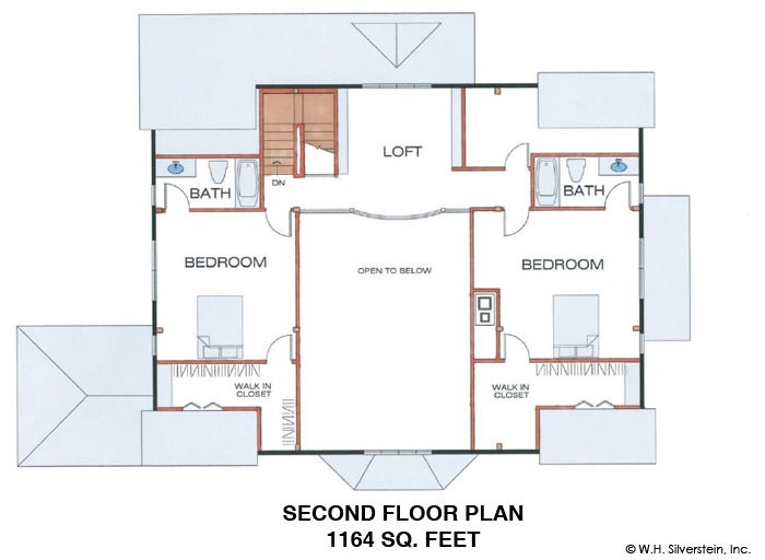 The Lyme(#5709)-Second Floor Plan