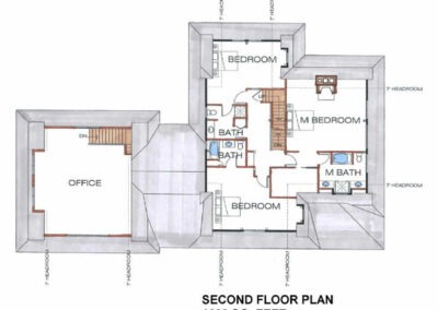 The North Pomfret (T00014)-Second Floor Plan