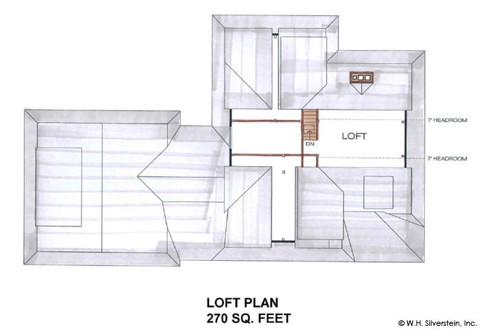 The North Pomfret (T00014)-Loft Floor Plan