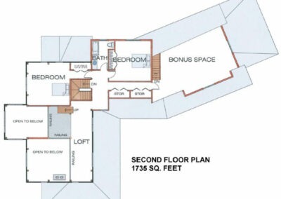 The Peterborough (5697/ 5711)- Second Floor Plan