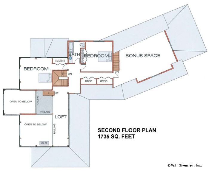 The Peterborough (5697/ 5711)- Second Floor Plan