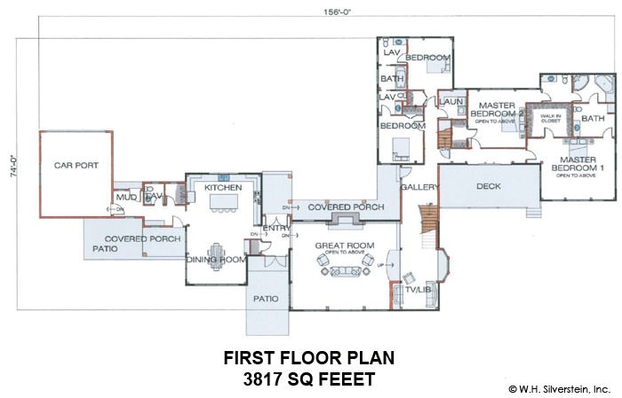 The Shelburne (6017)- First Floor Plan