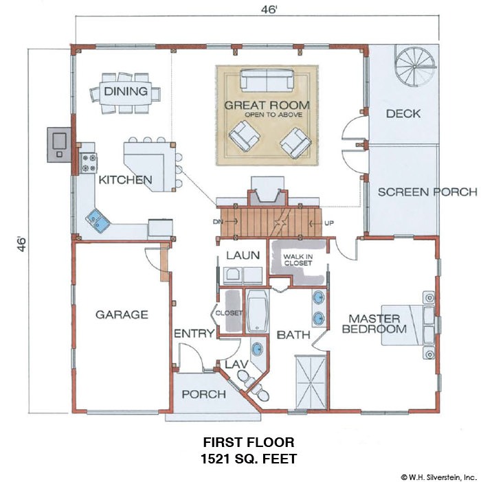 The Spencer (6106/ T00113)- First Floor Plan