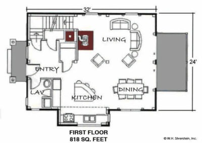 Cottage I- First Floor Plan