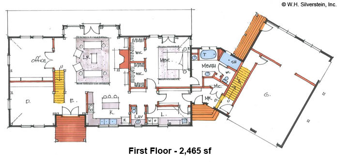 The Fiddle Creek(T00419)-First Floor Plan