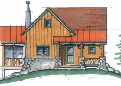 Foxtail Cabin-Elevation