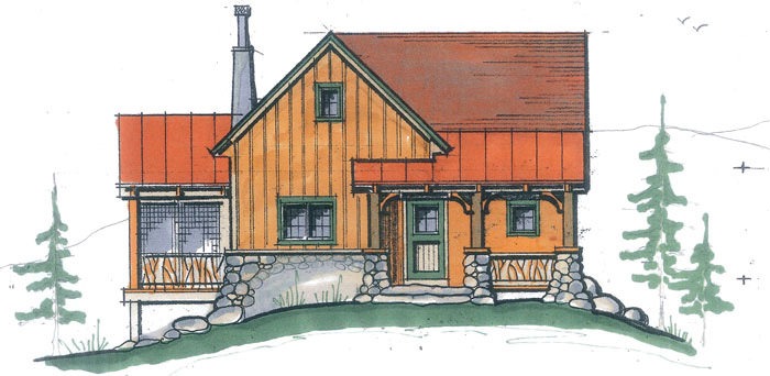 Foxtail Cabin-Elevation