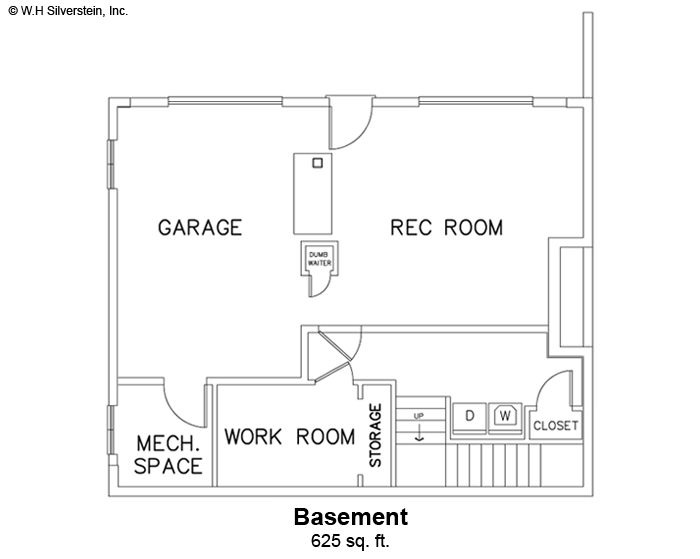 The Kingdom Cottage-Basement Floor Plan