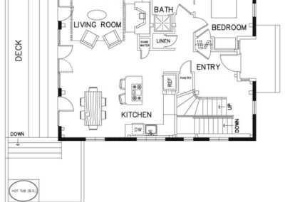 The Kingdom Cottage-First Floor Plan