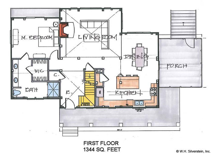 The Lake Anna (5466) - First Floor Plan