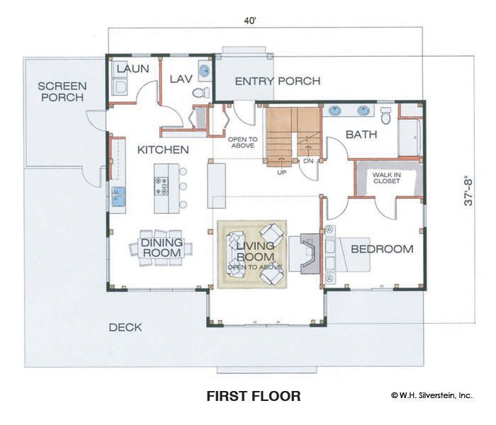 The Presque Isle II-First Floor Plan