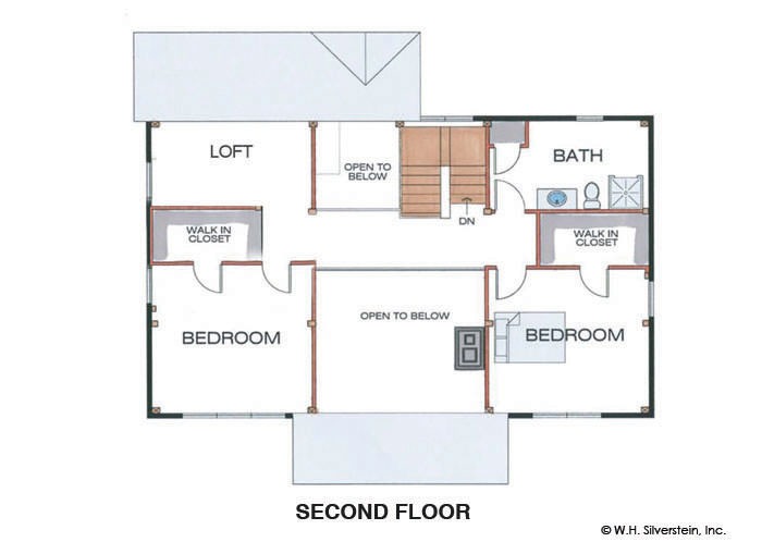 The Presque Isle II-Second Floor Plan