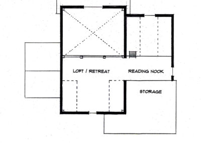 Foxtail Cabin second floor plan
