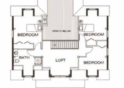 The Tellico Lodge-Second Floor Plan