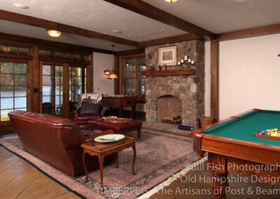 Enfield, NH (4746) rec room with pool table