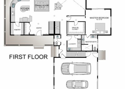 Hancock, MD (T00695) first floor plan