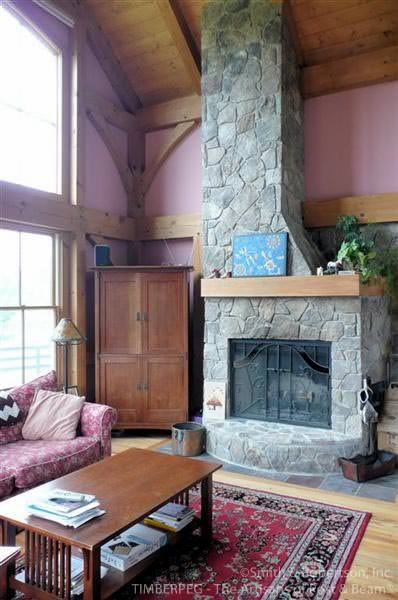 Crozet, VA (5838) great room with stone fireplace