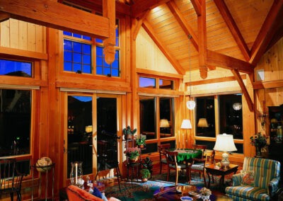 Sun Valley, ID (3890) great room featuring timber frame