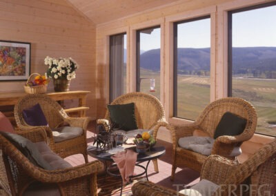 Granby, CO (4921) interior sitting area with view towards mountains