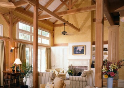 Edisto Islands, SC (5310) living room with cathedral ceiling