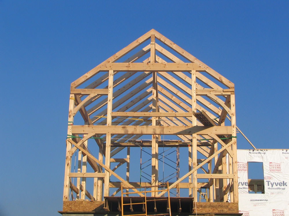 Crozet, VA (5838) timber frame construction