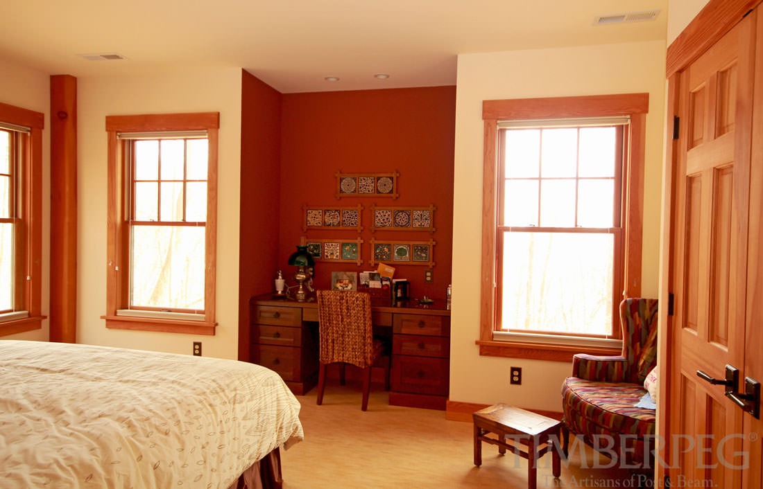 Stoney Creek, VA (5902) bedroom featuring large windows and bump out office space