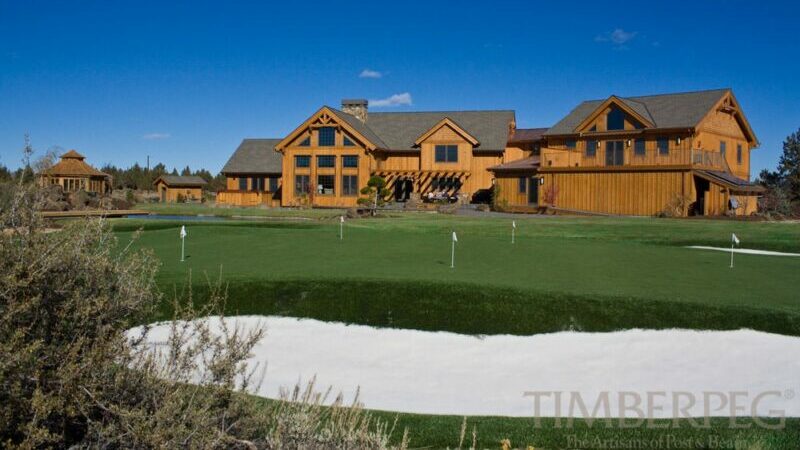 Sunburst Retreat, OR (6154/T00065) exterior view from golf course putting green