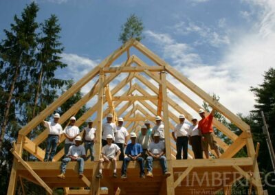 Habitat For Humanity, VT (T00212) construction timber frame crew