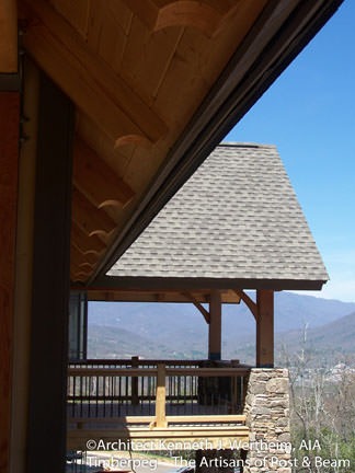 Black Mountain, NC (T00427) view of upper deck exterior