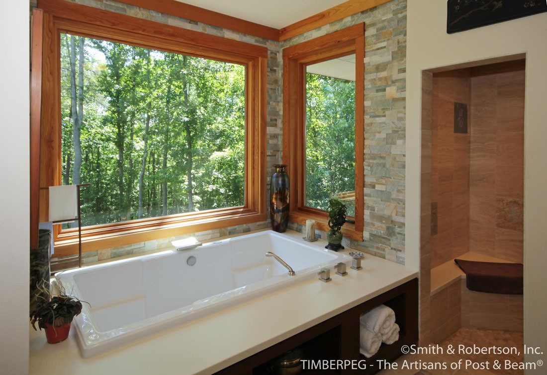 Contemporary Home Earlysville, VA (T00429) bathroom with bathtub