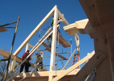 Southeast, WI (T00440) timber frame construction